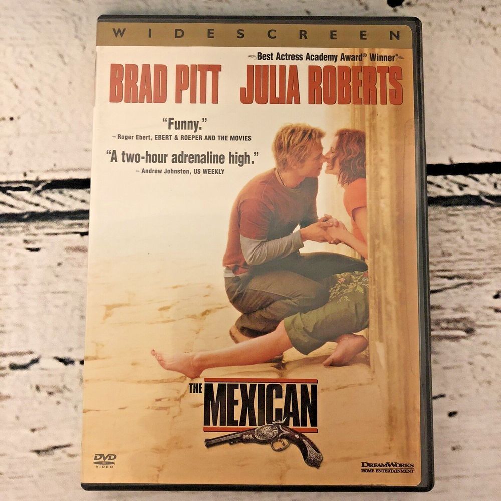 The Mexican (DVD, 2001, Widescreen) Brad Pitt, Julia Roberts,‎ James Gandolfini